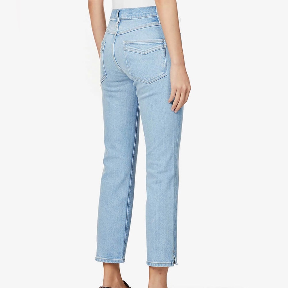 Frame Le High Straight in Caye Sand New size 27